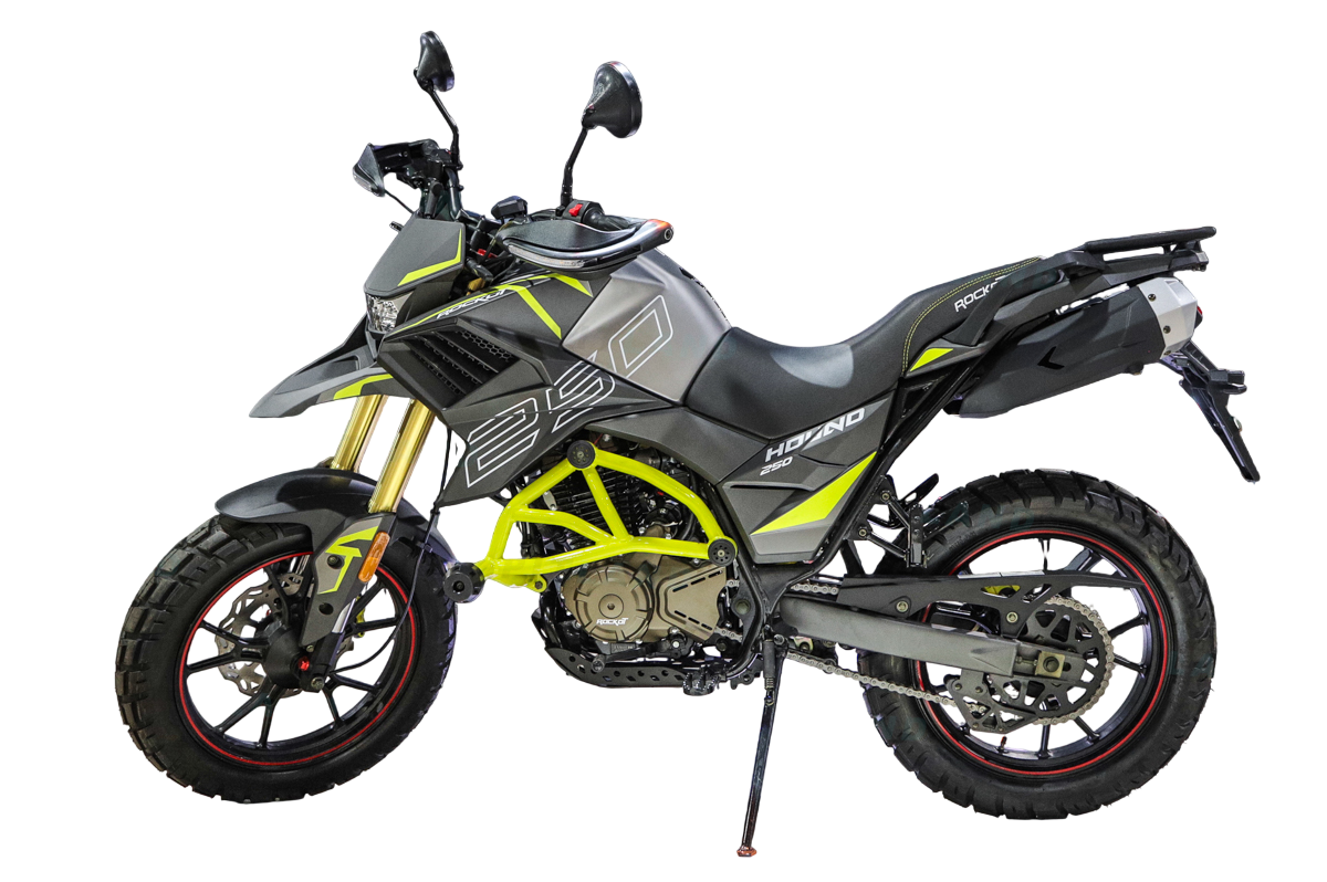 Мотоцикл турэндуро ROCKOT HOUND 2.0 250 ПТС Серый/желтый