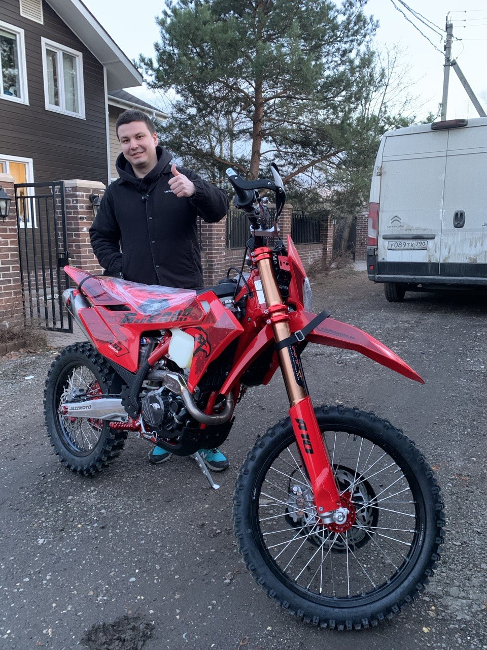 Мотоцикл кроссовый Ajerra JOKER A10 YBS300 Red 21/18